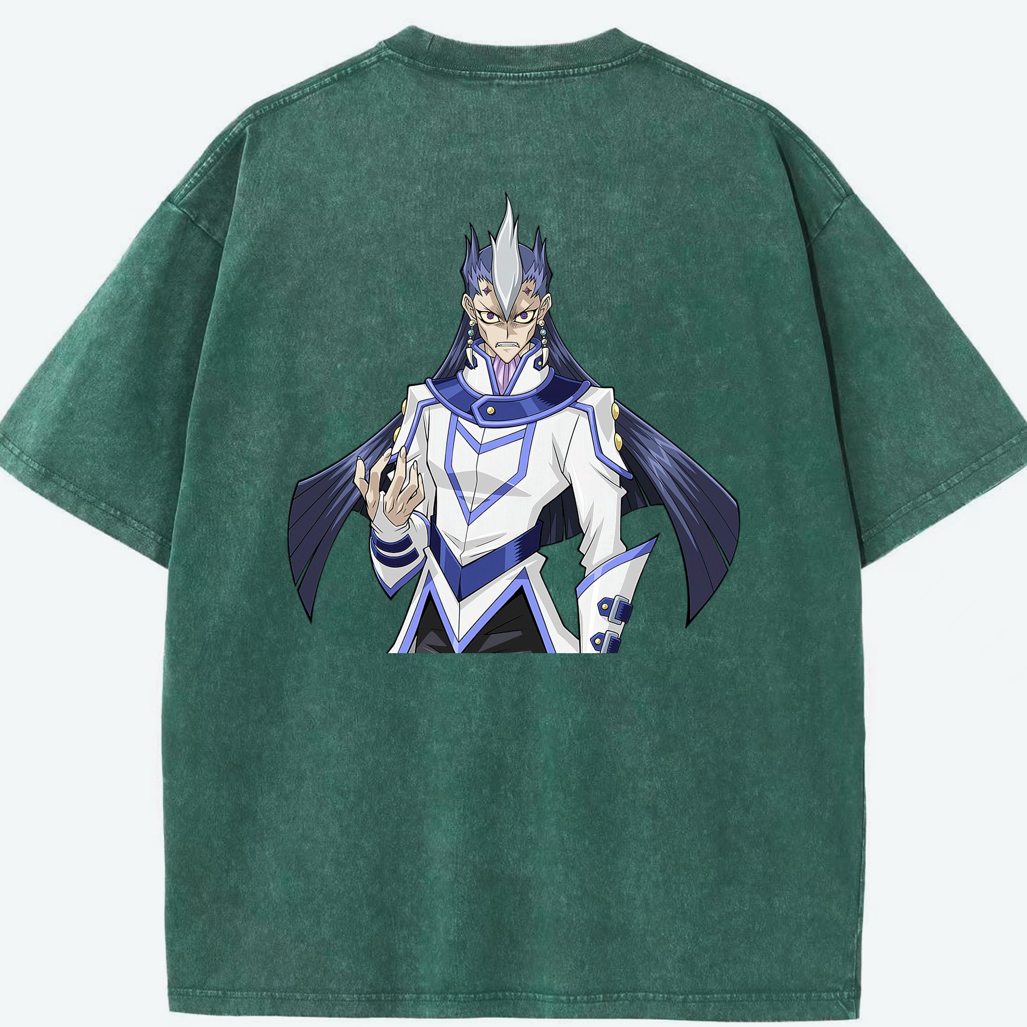 （画像用） 遊☆戯☆王 Yu-Gi-Oh! 綿100% ヴィンテージ風 半袖Tシャツ（背面プリント）